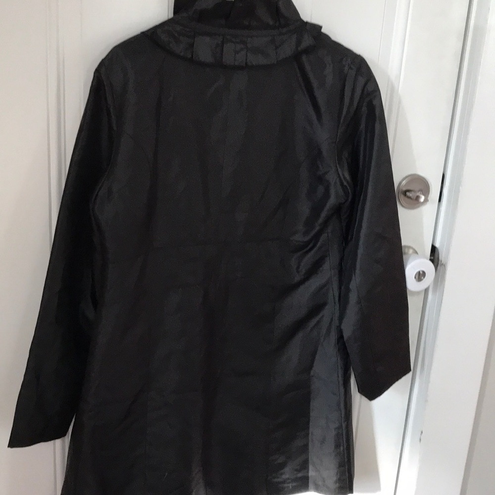 Thin black dress coat - Picture 5 of 7
